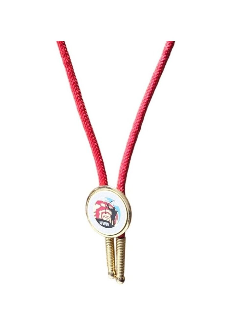 1996 NOAC Indiana University Bolo Tie Red Cord See The Dream Live The Adventure